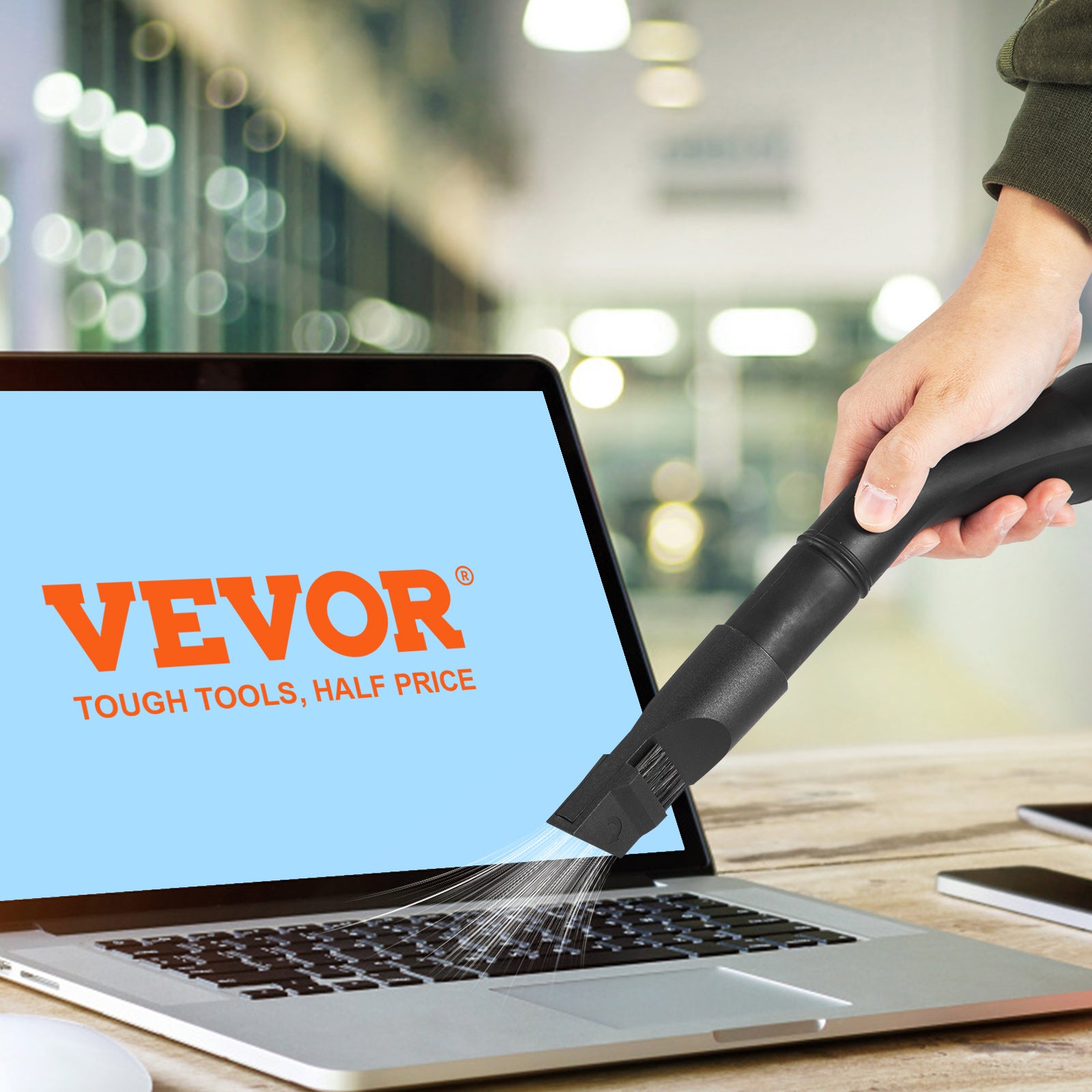 VEVOR Wet Dry Vac, 2.6 Gallon, 2.5 Peak HP, 3 In 1 Shop Vacuum With Blowing Function, Portable With Attachments To Clean Floor, Upholstery, Gap, Car, ETL Listed, Yellow